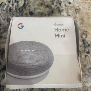 Google Home Mini in Light Gray Brand new! In Box!